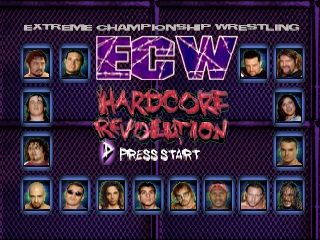 ECW Hardcore Revolution (USA) Title Screen